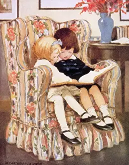 Willcox: Boy and Girl Reading