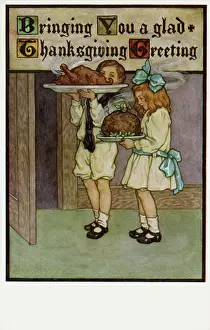 Burd: Boy & girl at Thanksgiving