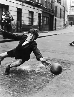 Brindley: Boy goalkeeper, 1956