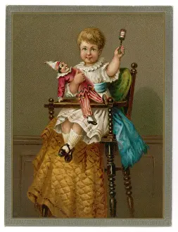 Highchair: BOY IN HIGH CHAIR