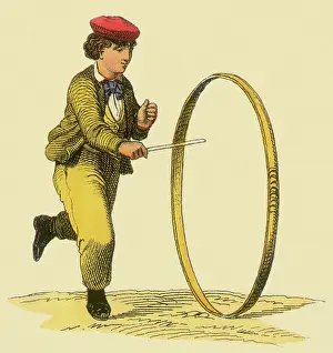 Propelling: Boy with Hoop