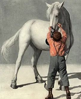 Barnyard: Boy with Horse