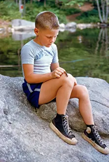 Sneakers: boy - lizard - lifestyles - summer camp