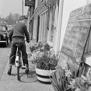 Stockbridge: Boy looking at blackboard