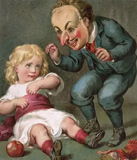 Frightens: BOY IN MASK AND SISTER