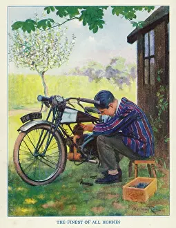 Tinkers: Boy and Motor Cycle
