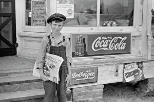 Paperboy: Boy - Newspapers - Occupations - Rural