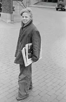 Paperboy: Boy - Newspapers - Occupations - Rural