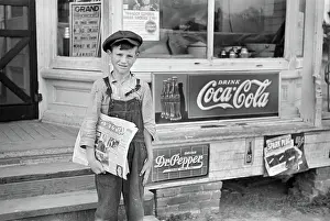 Irwinville: Boy - occupations - newsboy rural