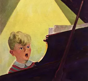 Accompaniment: Boy Plays and Sings