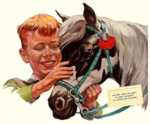 Caresses: Boy and His Pony