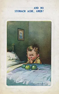 Ache: Boy prays not to get stomach ache