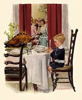 Roast: Boy Prepares For Turkey