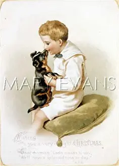 Rubs: BOY AND PUP RUB NOSES