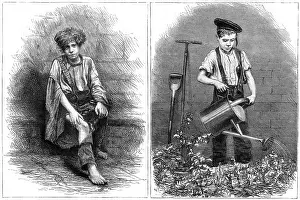 Reclamation: A boy before and after reclamation