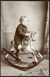 Dapple: Boy on rocking horse