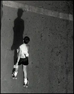 Rollerskates: Boy on rollerskates, Spain