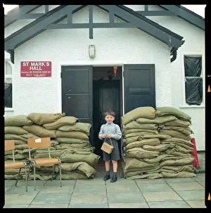 Wickham: BOY & SANDBAGS 1940S