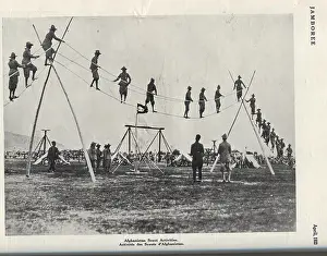 Exercising: Boy Scout activities in Afghanistan