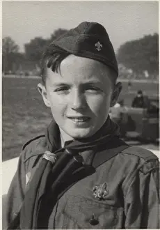 Jamboree: Boy scout at World Jamboree, Czechoslovakia