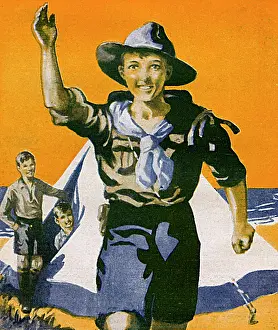 Wholesome: Boy Scouts at Camp, 1930s