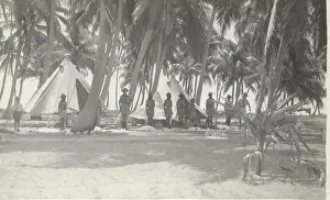 Belize: Boy scouts at camp, British Honduras
