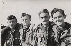 Informal: Boy scouts in camp, Czechoslovakia