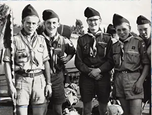 Faroe: Boy scouts in camp, Denmark
