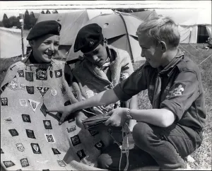 Lars: Boy scouts camping in Windsor Great Park