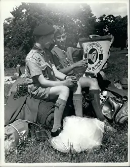 Troup: Boy scouts camping in Windsor Great Park