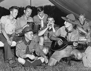 Yang: Boy scouts at an international camp, 1937