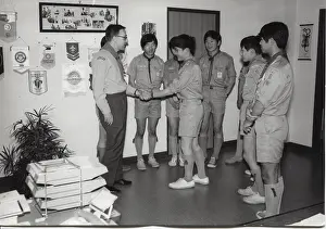 Trays: Boy scouts from the Philippines