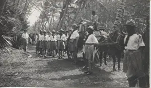 Diocesan: Boy scouts ready to leave camp, Mauritius