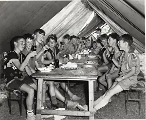 Coca: Boy scouts in a tent, Australia