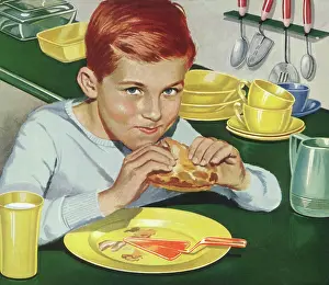 Playtime: Boy Sneaks Last of Pie