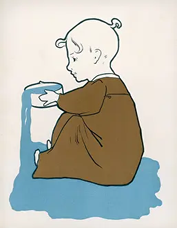 Misbehaviour: BOY SPILLING SUPPER 1907