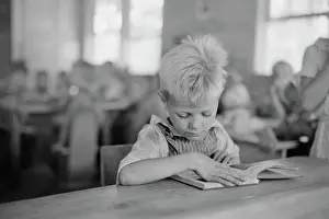 Mydans: Boy - Student - Reading - School