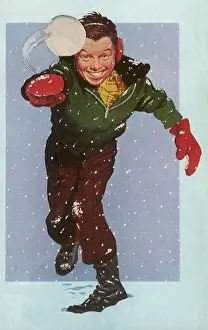 Viewer: Boy Throws Snowball