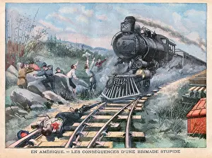 Stupidity: BOY TIED TO TRAIN TRACKS