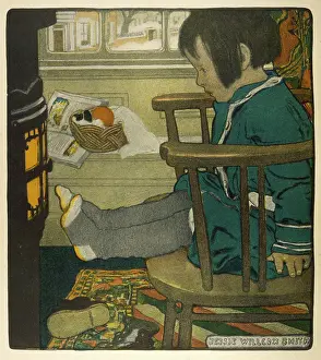 Fireside: Boy Toasts Toes - Fireside