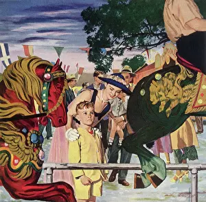 Humerous: Boy Unsure of Carousel