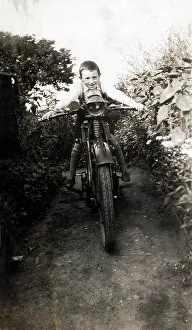 Michael Cole: Boy on a veteran motorcycle