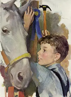 Barnyard: Boy and Winning Horse