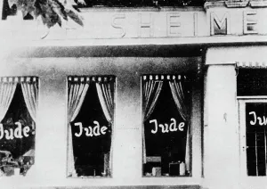 Hatred: Boycott of jewish shops, 1933