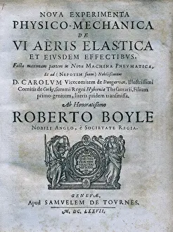 Experimenta: BOYLE, Robert (1627-1691)