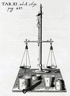 1691: Boyle's hydrostatic apparatus