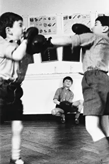 Crouches: Boys boxing at Wetherby School