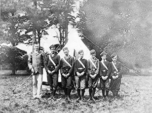 Tents: Boys Brigade on camping trip, Dublin