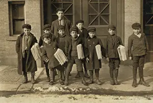 Newsboy: Boys - child labor - occupations