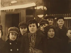 Newsboy: Boys - child labor - occupations